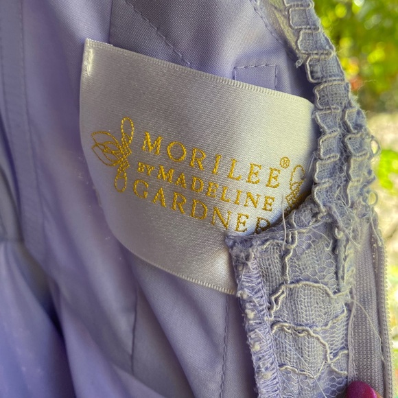 Morilee Gorgeous Lacey Lilac Bridesmaid, Prom, Alternative Wedding Dress (NWOT) - Picture 12 of 16